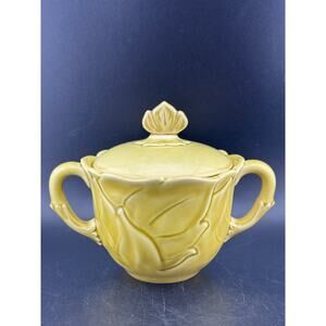 Woodfield Golden Fawn Sugar Bowl with Lid by Steubenville